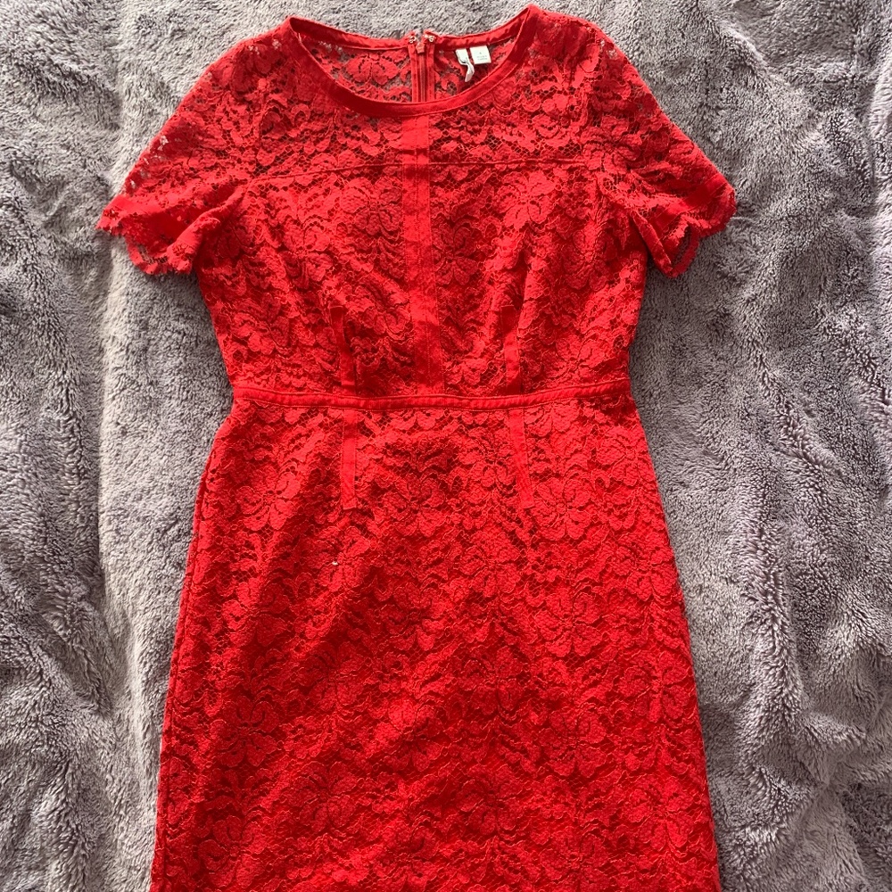 Red Lace Dress